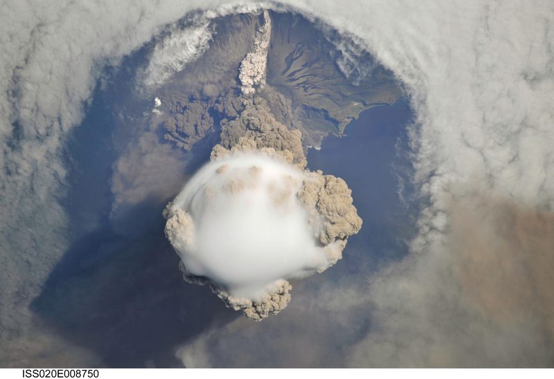 Russia Sarychev Peak eruption